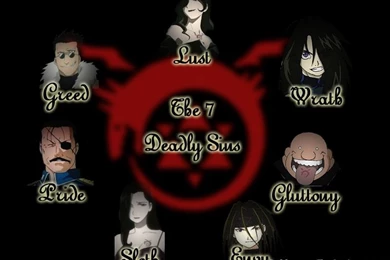 More Of The 7 Sins   The Homunculi Wallpapers (5527270)   Fanpop
