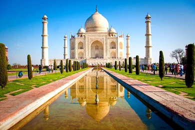 Taj Mahal Wide HD Wallpapers