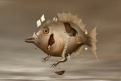 HOMUNCULUS > Wallpapers Fish house