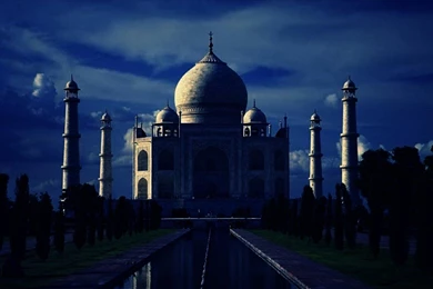 Taj Mahal Blue Theame Hd Backgrounds Wallpapers   Wallpaperss HD