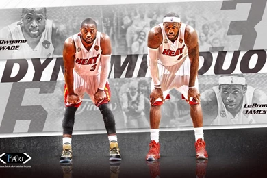 D. Wade And Lebron James Dynamic Duo Wallpapers By Tmaclabi On ...