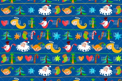 Festive Christmas Backgrounds Or Wrapping Paper, 18410, Backgrounds ...