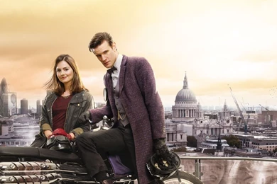 Download Wallpapers 2560x1080 Doctor Who, Matt Smith, Jenna louise ...