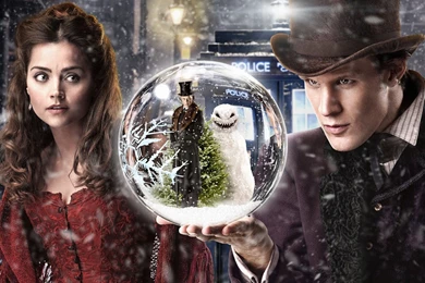 Doctor Who Snowman Matt Smith Jenna Louise Coleman Wallpapers ...