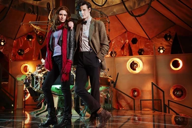 Matt And Karen Doctor Who Wallpapers   Karen Gillan And Matt Smith ...