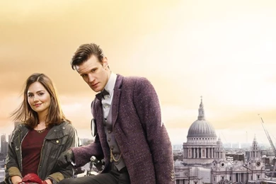 Download Wallpapers 3840x1200 Doctor Who, Matt Smith, Jenna louise ...