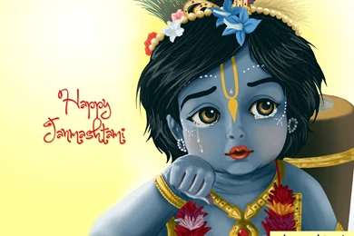 God Krishna 'Radhe Shyam' Janmashtami HD Wallpapers