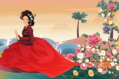 Korean Women Wallpapers 9279   Korean Women Cartoon   Cartoon ...