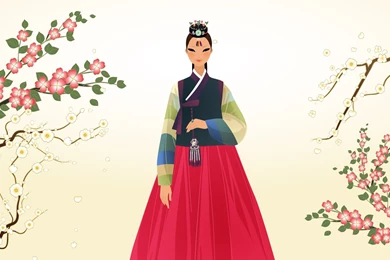 Korean Women Wallpapers 8736   Korean Women Cartoon   Cartoon ...