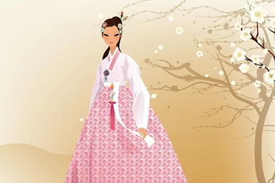 Korean Women Wallpapers 6639   Korean Women Cartoon   Cartoon ...