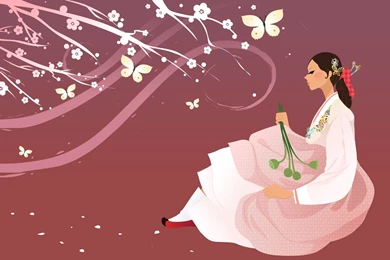 Korean Women Wallpapers 9279   Korean Women Cartoon   Cartoon ...