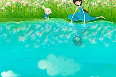 Dreamy Girl   Beautiful Echi Illustration Wallpapers 9   Wallcoo.net