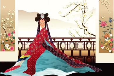 Artistic Art Artwork Women Female Girls Girl Woman Asian Oriental ...