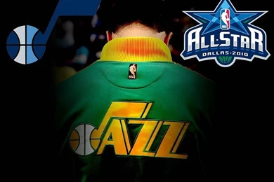 NBA Jazz ALL STAR: GREEN & GOLD Photo15   Wallcoo.net