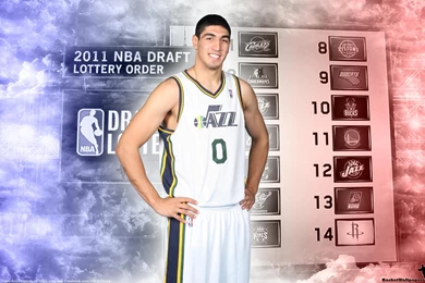 Enes Kanter Utah Jazz Jersey Widescreen Wallpapers