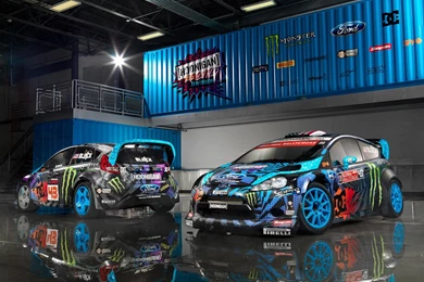 Ken Block, Ford Racing, Gymkhana, Ford Fiesta WRC, Rally Car ...