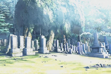 Makoto Shinkai The Place Promised In Our Early Days Cemetery ...