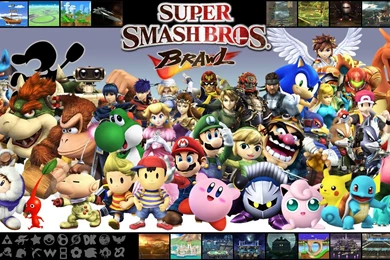 Super Smash Bros Brawl Wall V2 By Marcos Inu On DeviantArt