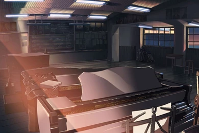 Piano Classroom Makoto Shinkai The Place Promised In Our Early ...