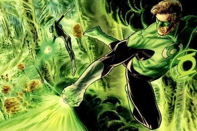 Green Lanterns Cleaning Up A Mess