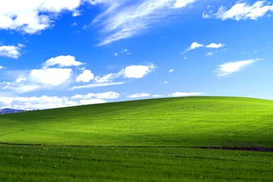 Nature, Landscape, Sky, Hill, Grass, Field, Clouds, Windows XP ...