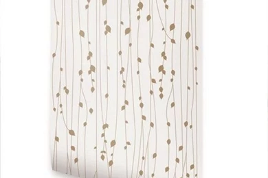 Leaves Beige Peel And Stick Fabric Wallpapers   2ft X 4ft Sheet ...