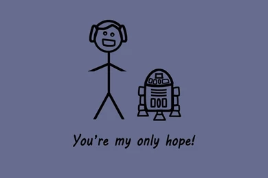 Stick Figure Sci Fi: Star Wars Wallpapers