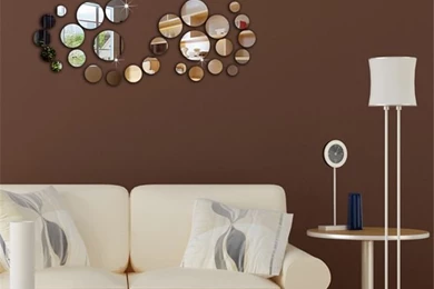 Hot Sale Acrylic Mirror Wall Stickers Direct Creative 3D Diy Wall ...