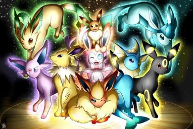 Gallery For All Eeveelutions Together