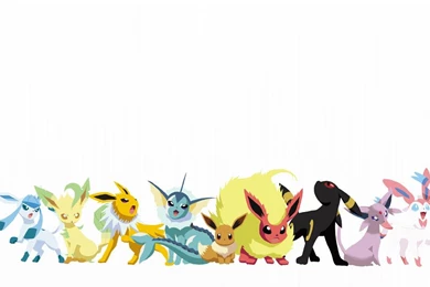 Wallpaper: Eevee And Eevolutions By XeteAnimaVlogs On DeviantArt
