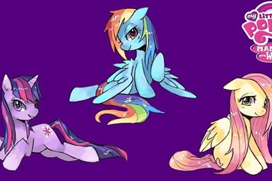 DeviantArt: More Like Custom Wet Mane MLP Wallpapers Attempt ...