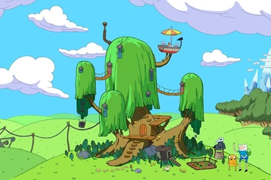 Adventure Time, Finn The Human, Jake The Dog, Landscape Wallpapers HD
