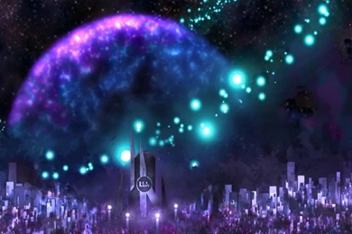 Wallpapers Sci Fi City Free Screensavers 1360x768