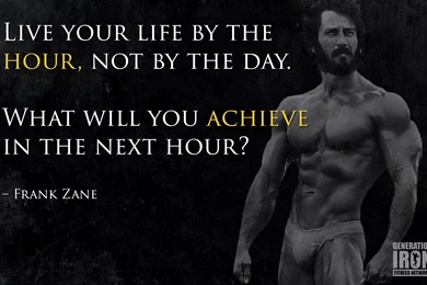 Quote Of The Week: Frank Zane