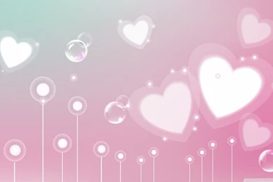 Pastel Valentine Hearts HD Desktop Wallpapers : High Definition ...