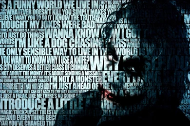 Typography Joker Batman Movie Wallpapers