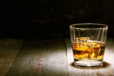 Whisky Glass   Wallpaper.