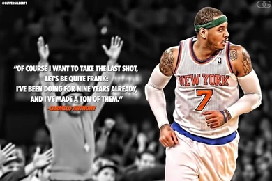 Carmelo Anthony Clutch Wallpapers By Hecziaa On DeviantArt