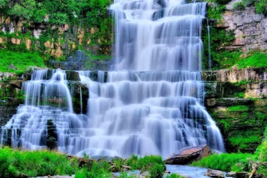 Nature Waterfalls Beautiful waterfall High Resolution HD wallpaper.jpg