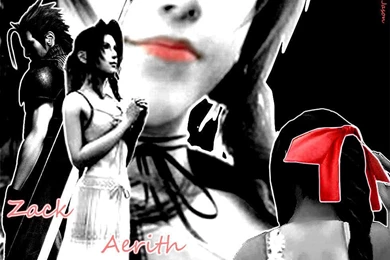 Zack And Aerith   Final Fantasy VII Wallpapers (6973703)   Fanpop