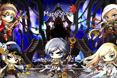 MAPLESTORY Mmo Online Rpg Scrolling Fantasy 2 d Family Maple Story ...