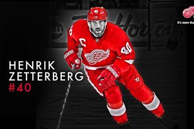 Hockey Henrik Zetterberg Detroit Red Wings Wallpapers
