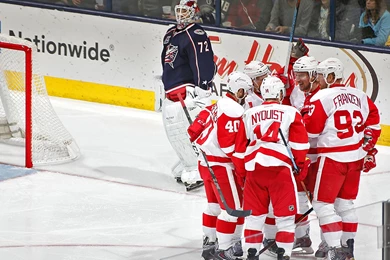 Photos: Red Wings 5, Blue Jackets 0