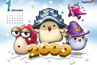January Calendar   MapleStory Wallpapers 18   MapleStory Photo ...