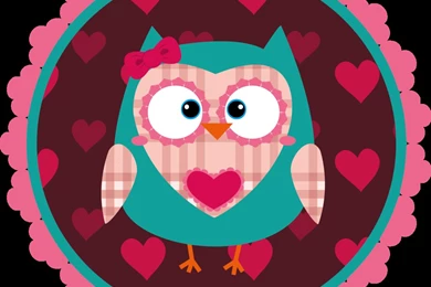 Gallery For   Cute Pink Owl Wallpapers