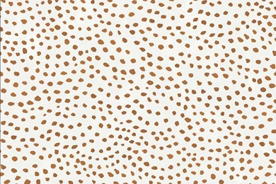 Scallop Dots Wallpaper. Rust