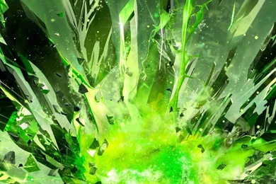 Abstract, Explosion, Crystal, Nvidia Wallpapers HD