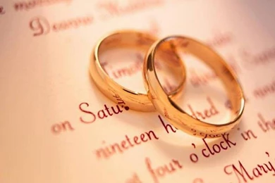 WEDDING RINGS WALLPAPER   (