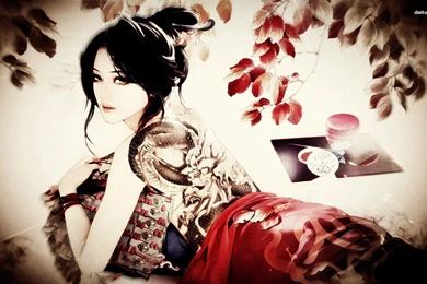 Tattooed Geisha Wallpapers   Artistic Wallpapers