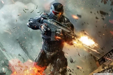 Crysis 2 Shooter Video Game HD Desktop Wallpapers : Widescreen ...